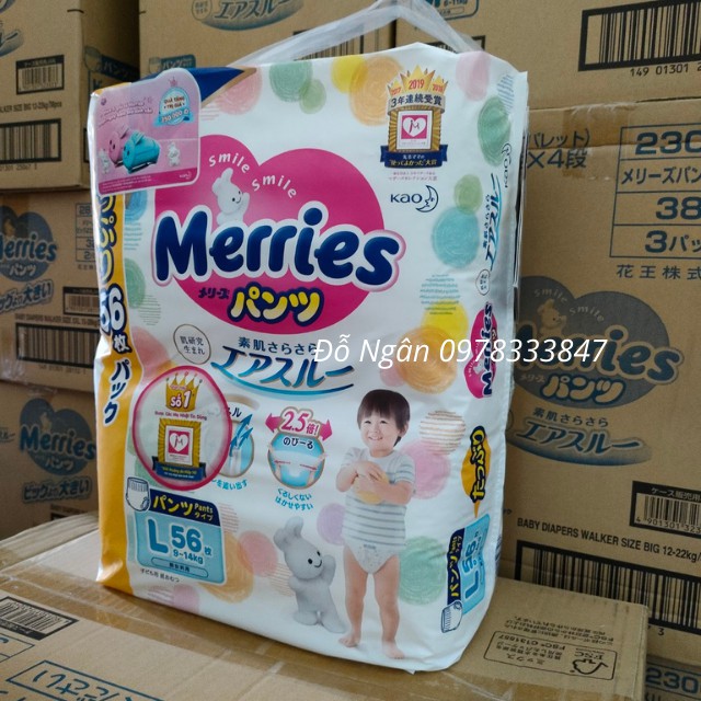 [DATE MỚI NHẤT]Bỉm Tã Quần/Dán Jumbo Merries Nhập Khẩu Chính Hãng Công Ty Kao Việt Nam Có Đủ Size M74 L56 XL50 XXL32 S82