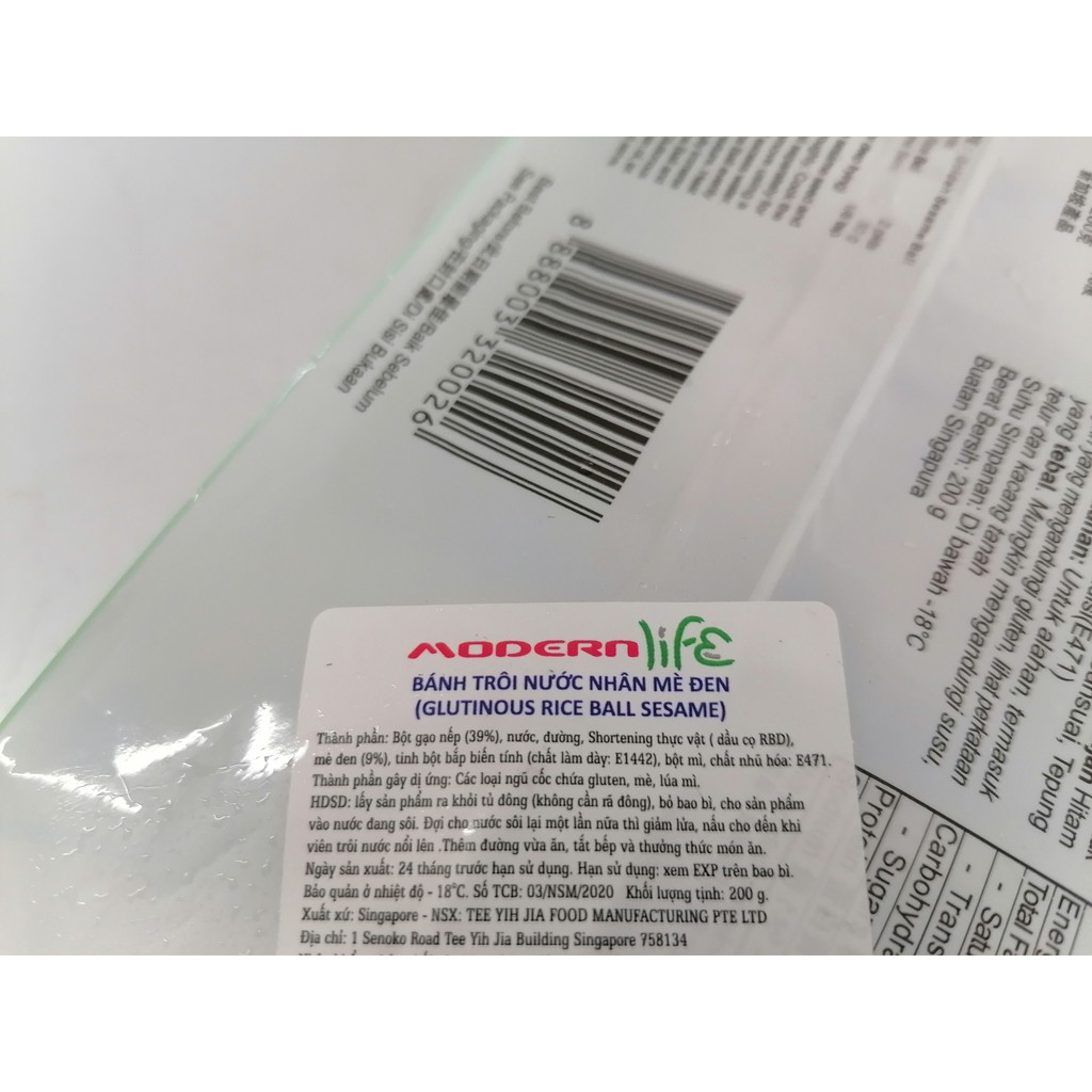 [200g] Bánh (chè) trôi nước Mè Đen / Đậu Đỏ / Đậu Phộng SPRING HOME Glutinous Rice Ball (halal) (nsm-hl) (nw5) | BigBuy360 - bigbuy360.vn