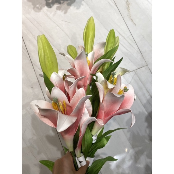 Cành loa kèn xốp (Mẫu mới) - THETHIRDA HOME CH0029870 A
