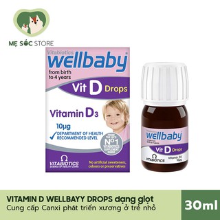 Vitamin D Wellbaby dạng giọt 30ml