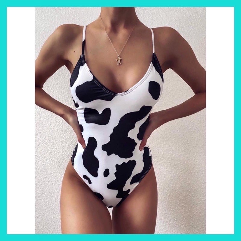 [HÀNG MỚI+ NHIỀU KIỂU] Bikini hoạ tiết bò sữa dễ thương gồm nhiều kiểu | BigBuy360 - bigbuy360.vn
