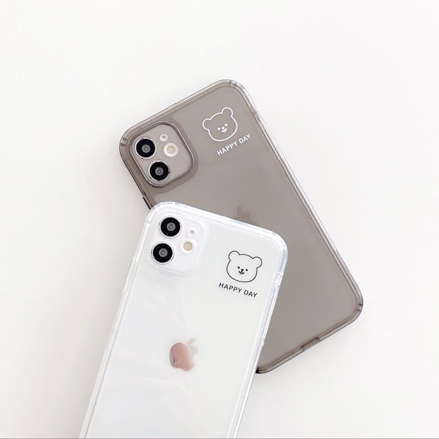 Ốp lưng iphone Gấu hạnh phúc trong cạnh vuông BVC 6/6plus/6s/6splus/7/7plus/8/8plus/x/xr/xs/11/12/13/pro/max/plus/promax | BigBuy360 - bigbuy360.vn
