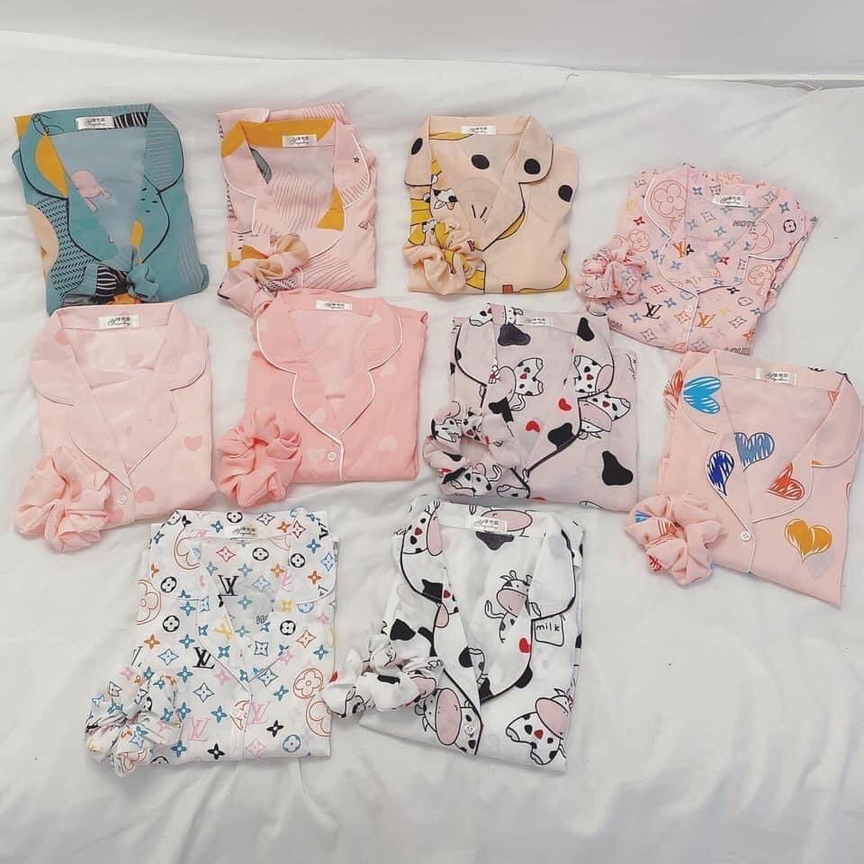 Bộ ngủ Pyjama hoạt hình form rộng mặc nhà mặc ngủ siêu xinh ♥