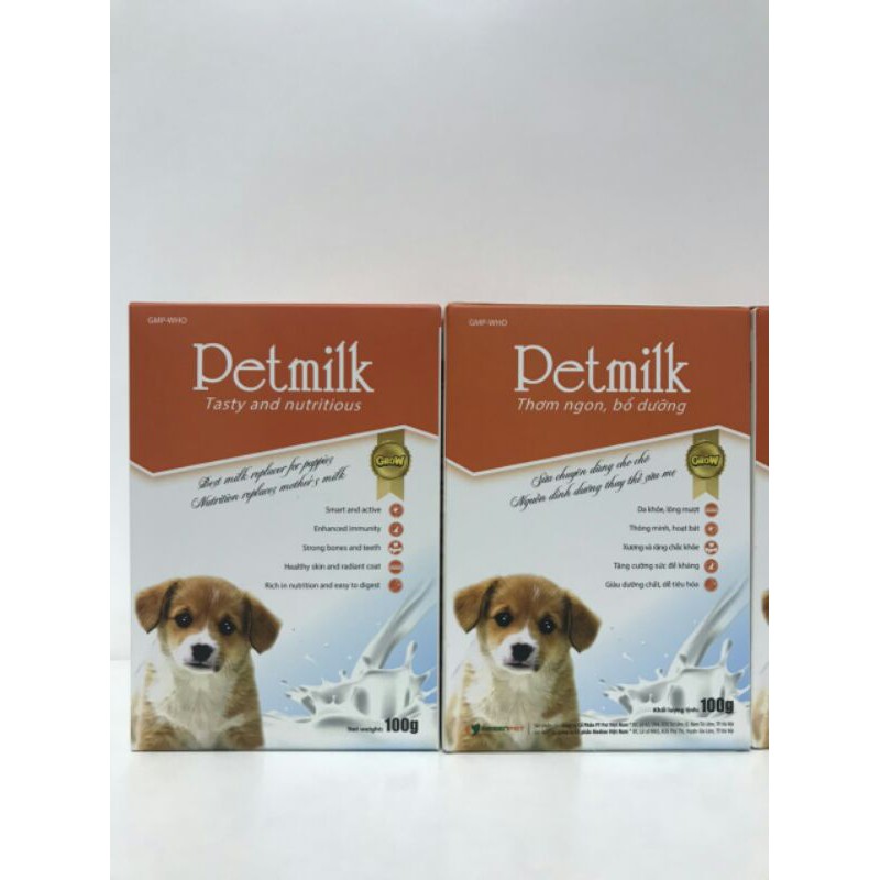 Sữa chuyên dùng cho chó Petmilk 100g