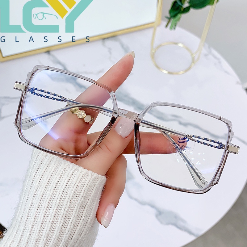 Mắt Kính TR90 Chống Ánh Sáng Xanh Thời Trang Dành Cho Nữ Mã 8214