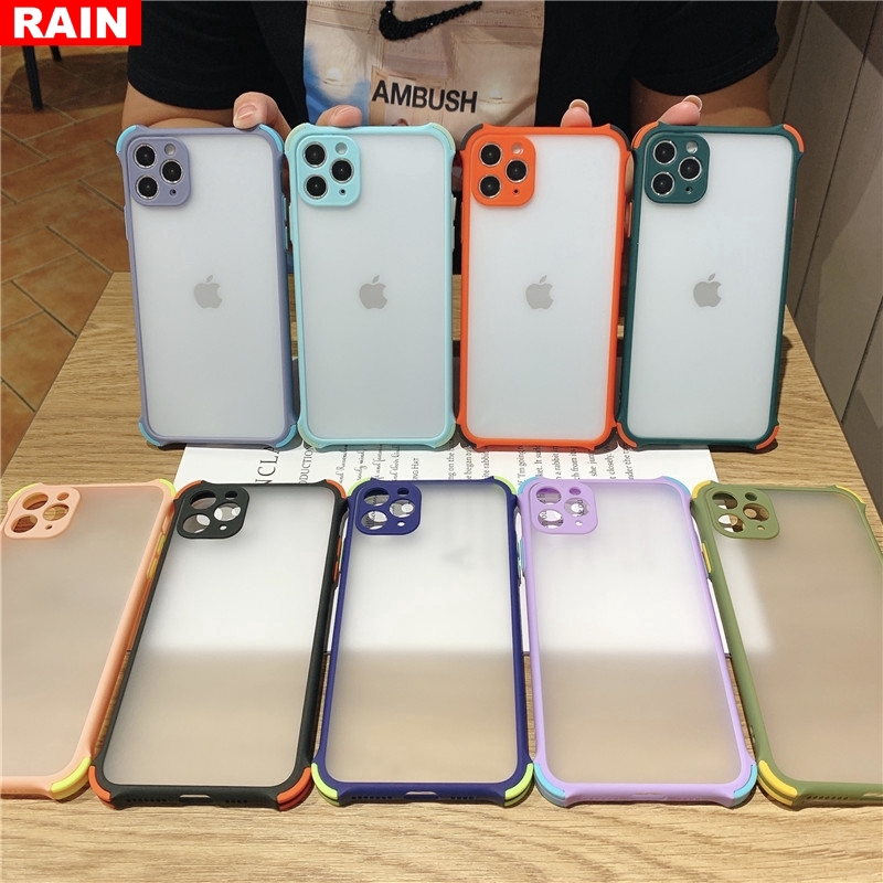 Ốp điện thoại trong suốt chống sốc cho iPhone 12 Pro Max iPhone 11 Iphone 6s 6 Plus 7 Plus 8 Plus Xs Max