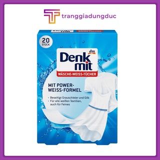 Giấy tẩy trắng quần áo Denkmit 20 miếng