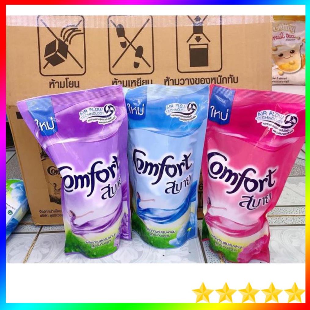 Thùng 24 gói nước xả Comfor Thái Lan - Nước xả vải mềm mại thơm tho quần áo 🍄Mina Shop🍄