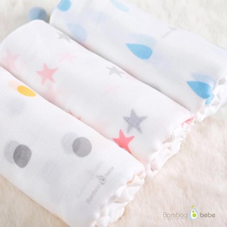 Set 6 khăn sữa sợi tre Bamboo bebe