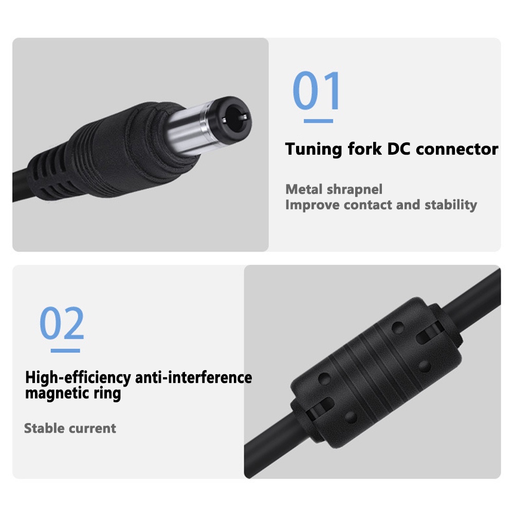 Bộ đổi nguồn dc5v 3a 6a 8a 10a 5.5 * 2.1 ~ 2.5mm đầu nối nữ bộ chuyển đổi biến áp nguồn ac110-220v
