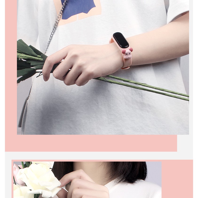 Đồng hồ LED Unisex dây silicon nhiều mắc sắc, hoạt hình cá tính, HOT TREND | BigBuy360 - bigbuy360.vn