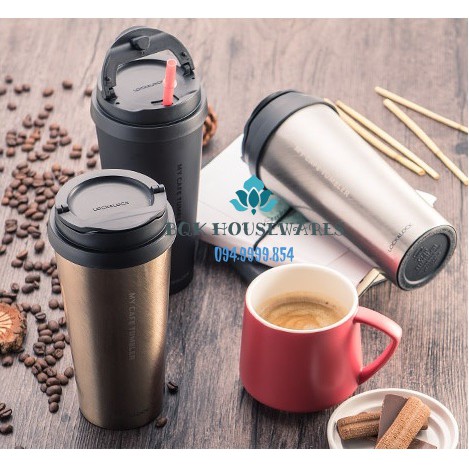 [ LOCK&LOCK ] Ly Giữ Nhiệt Ly Nhiệt Two-Tone Clip Tumbler LHC4151 540ml