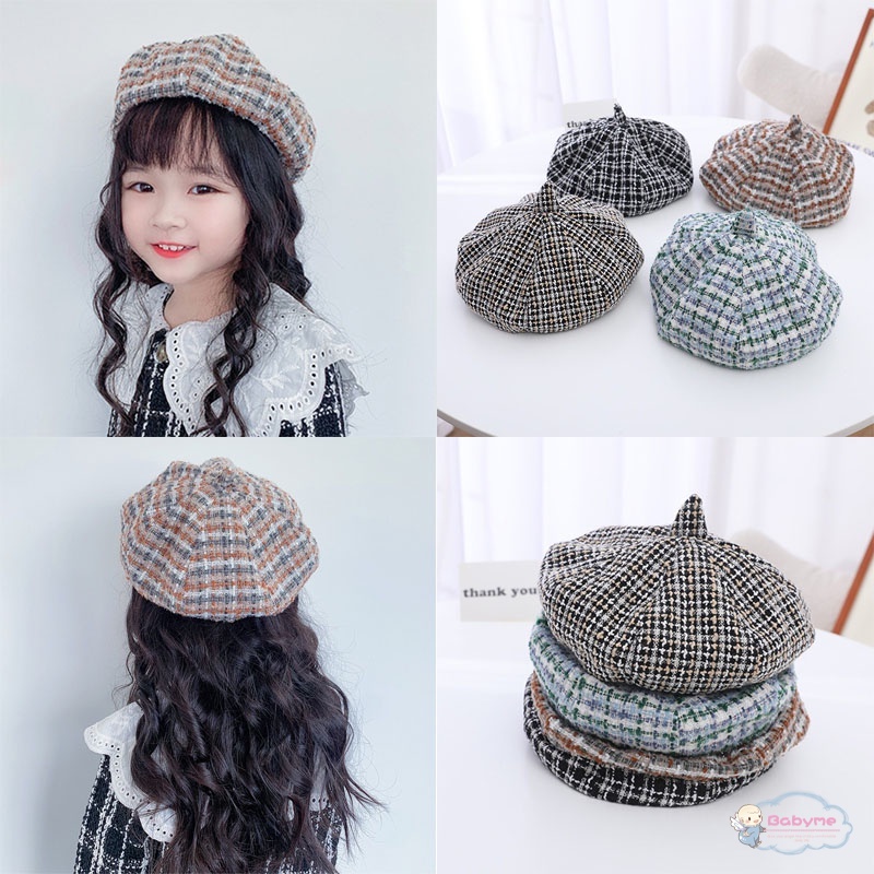Mũ Beret Dễ Thương Cho Bé Gái