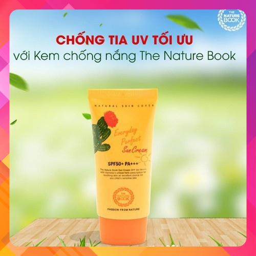 Kem chống nắng SPF50+PA+++ Everyday Perfect Sun Cream The Nature Book 70g