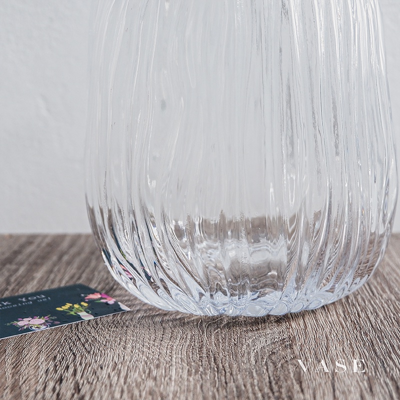 Bình Hoa Thủy Tinh CUP & VASE Dáng Thấp Tròn Cách Điệu