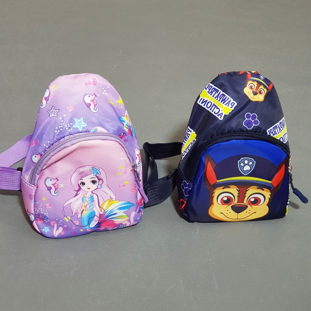 Túi đeo chéo hoạt hình nàng tiên cá và đội chó cứu hộ paw patrol