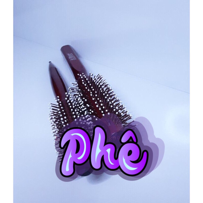 Lô tròn sấy tóc tạo kiểu Toni&Guy -12 cán gỗ