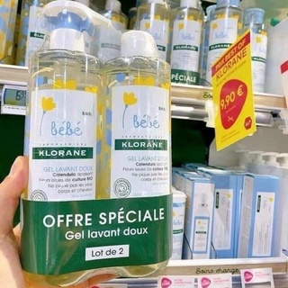 Sữa tắm Klorane bebe Pháp hương hoa cúc