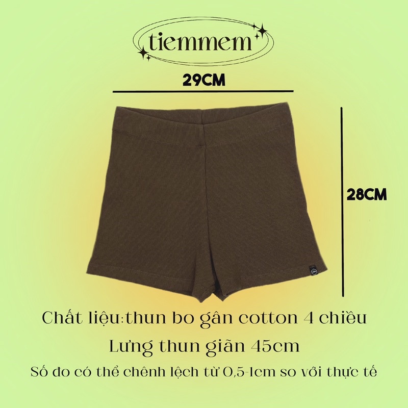 Áo 3 Lỗ Choco, Quần Thu Gân Mocha tiemmem