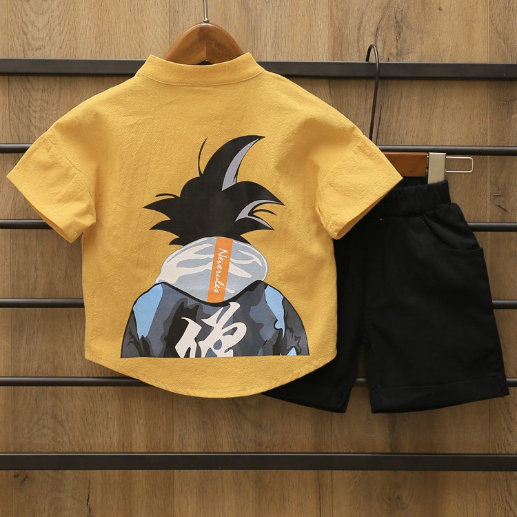 Bộ Cộc Tay Bé Trai In Hình Suduku Chất Đũi Cực Mát, Bộ Quần Áo Hè Cho Bé Từ 7-26kg - MooBaby Shop