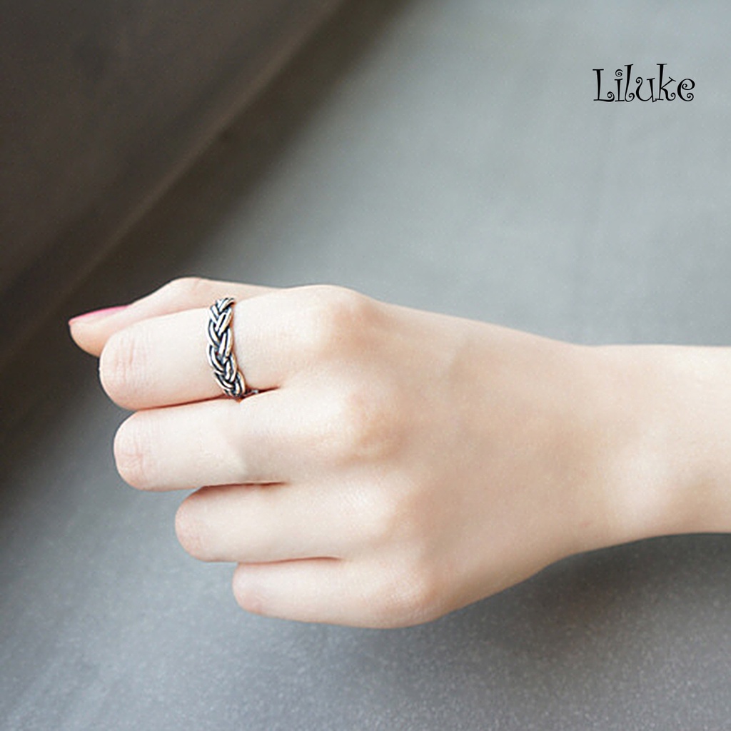 Nhẫn Hợp Kim Hở Kiểu Dáng Đơn Giản Thời Trang Cho Nữ