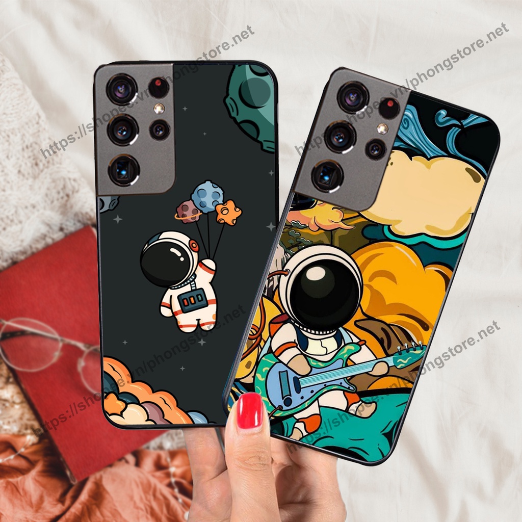 Ốp lưng Samsung S21 / S21 FE / S21 Plus / S21+ / S21 Ultra vũ trụ phi hành gia cực hot siêu cute-rẻ-bền
