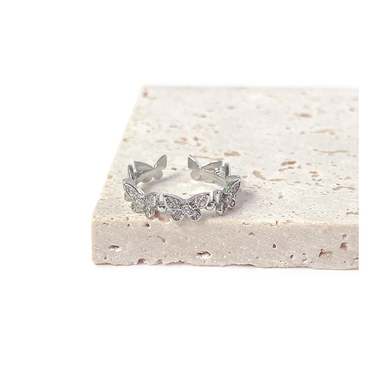 Nhẫn Hình Bướm Phong Cách Harajuku Cá Tính Sang Trọng