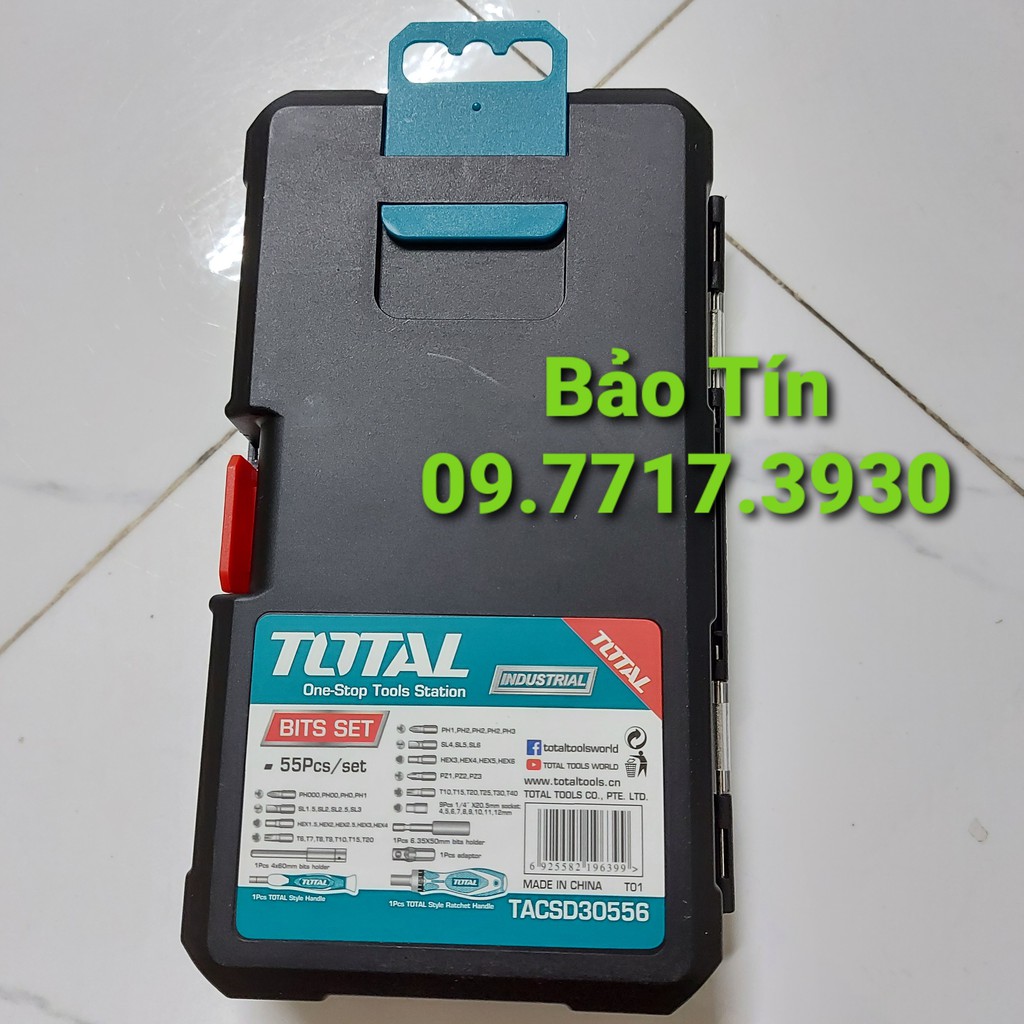 BỘ 55 TUA VÍT TỰ ĐỘNG TOTAL TACSD30556 [ TUA VÍT ĐA NĂNG] CHÍNH HÃNG [RẺ]