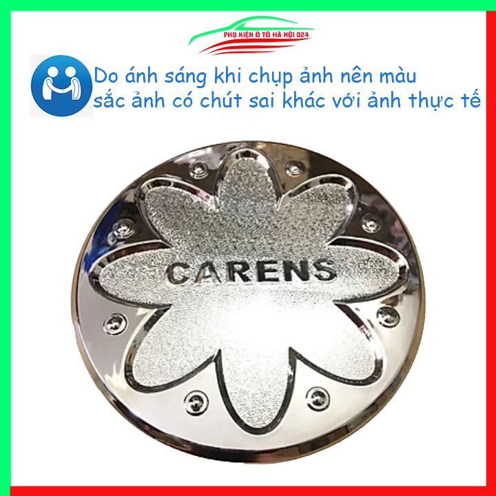 Ốp nắp xăng Kia Carens mạ crom bảo vệ chống trầy trang trí ô tô