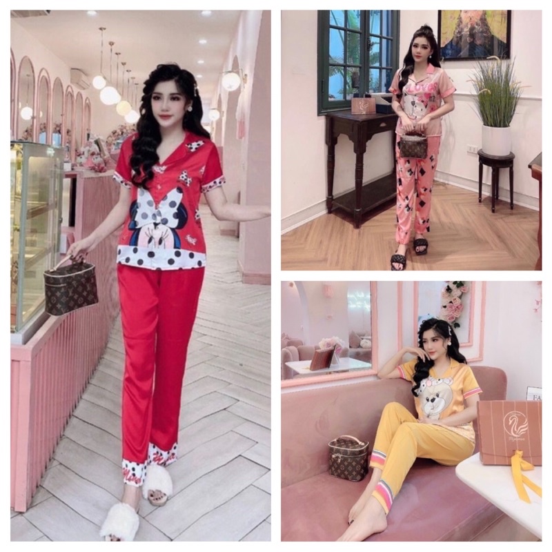 Pizama tay ngắn quần dài cực xinh