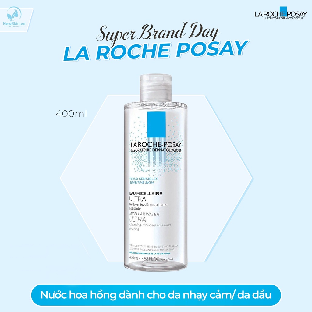 Nước tẩy trang cho da dầu La Roche-Posay Effaclar Micellar Water Ultra Oily Skin 200ml