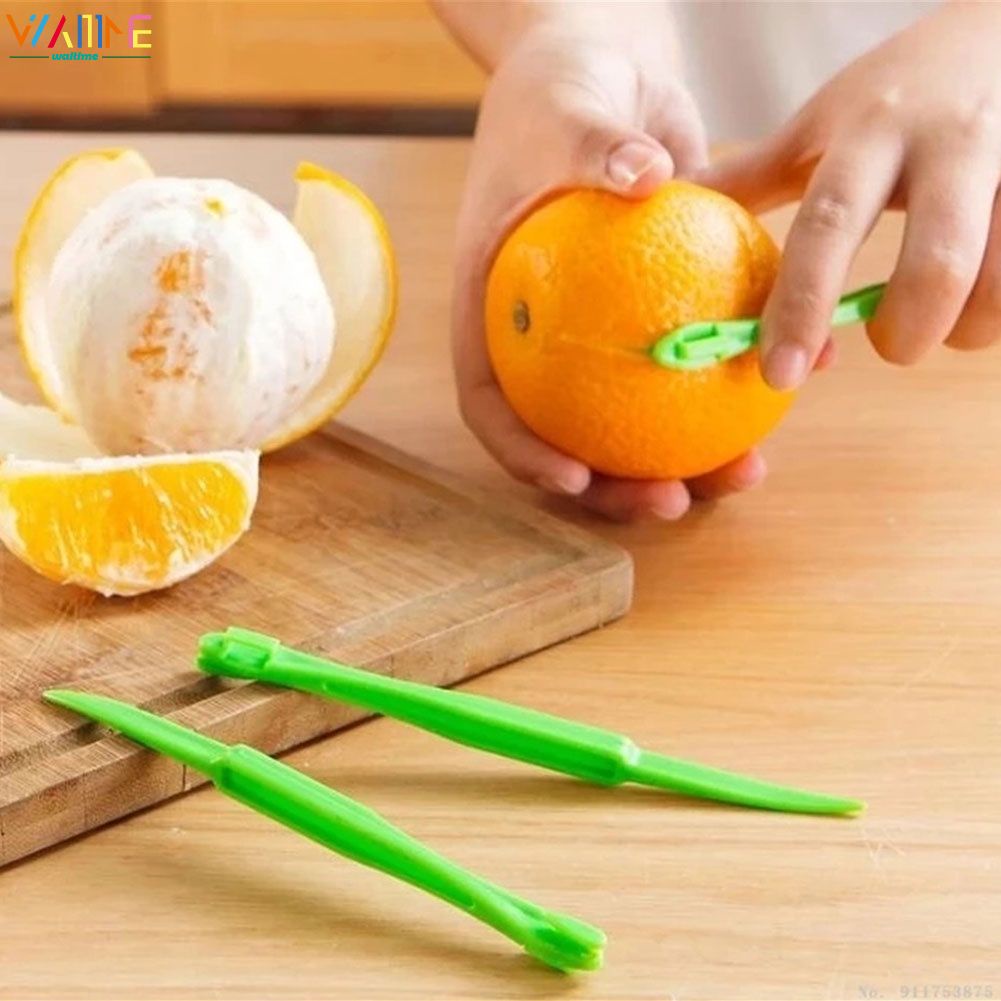 Orange Peeler Nhựa Trái Cây Slicer Mở Xách Tay Da Cam Remover Slicer Chanh Bưởi lựu waitime