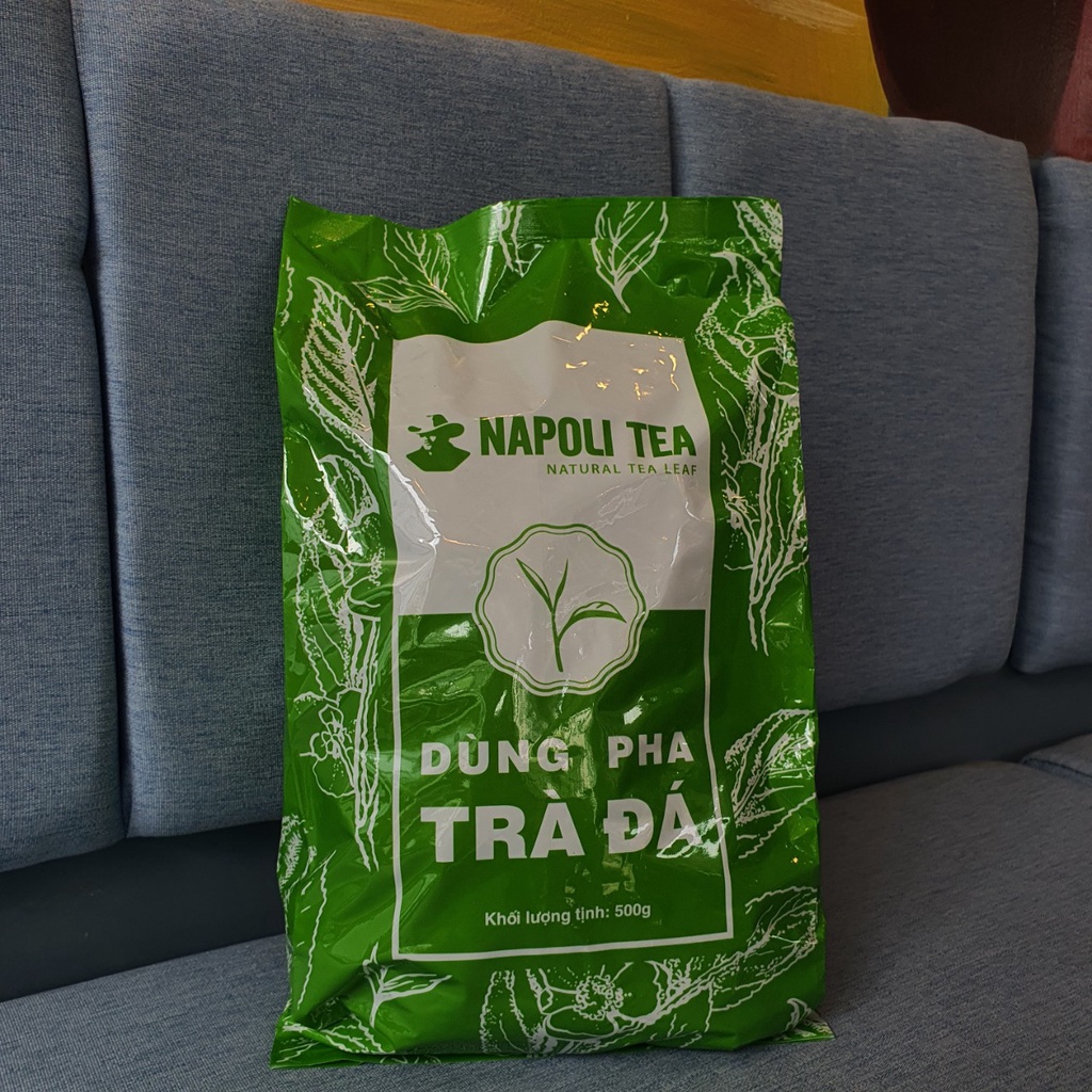 Trà Xanh Napoli Tây Nguyên Pha Trà Đá Túi 500g Vị Ngọt Thanh