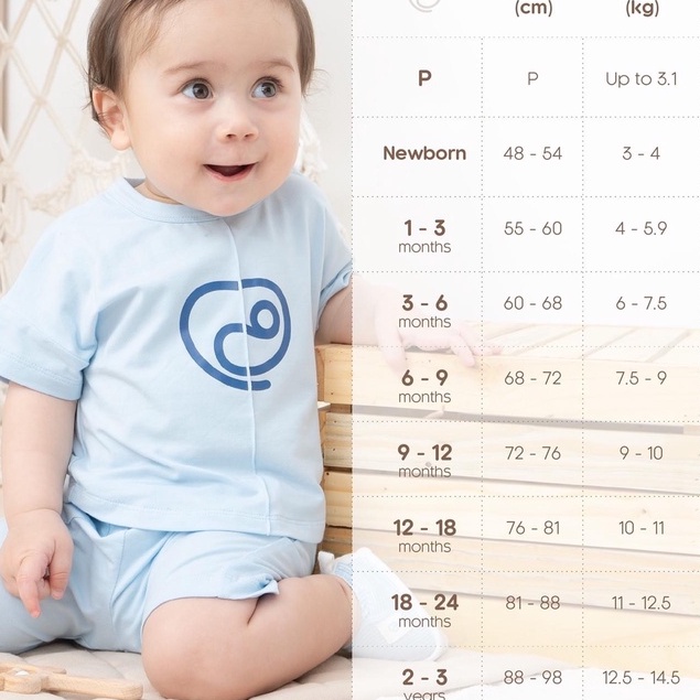 Bộ dài tay cài vai Bu baby sợi tre