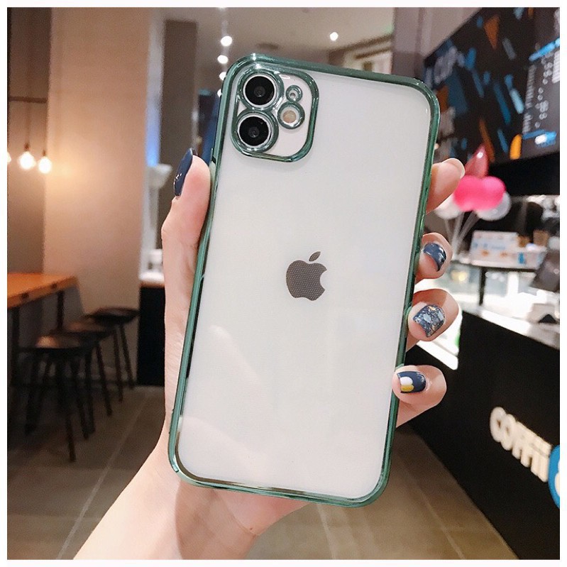 Ốp lưng iphone bảo vệ camera vuông viền cho iphone 12Pro Max/iP12Pro/iP11Pro Max/iP11/Xs Max | BigBuy360 - bigbuy360.vn
