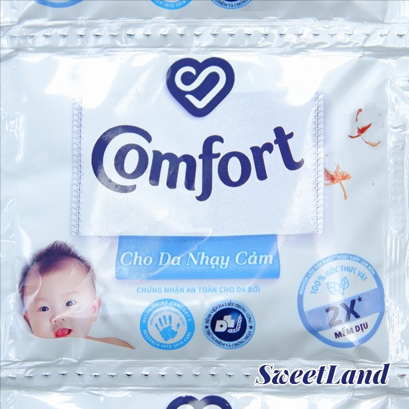 Nước xả vải Comfort/Downy dây 10 gói chọn mùi