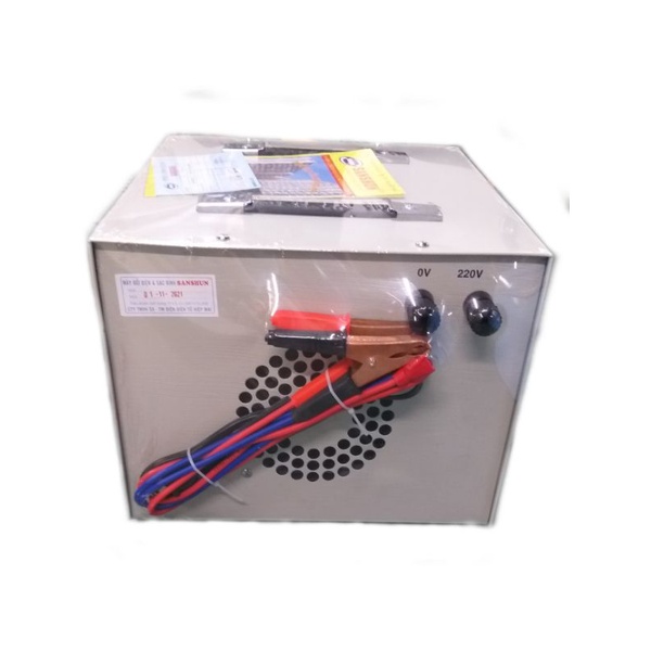 Máy sạc bình ắc quy 6V-12V-24V-36V Sanshun 40A dùng cho ắc quy 200Ampe trở xuống