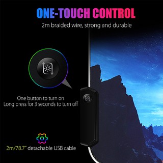 Tấm lót chuột chơi game cỡ lớn có đèn LED RGB