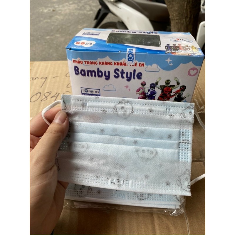 HỘP 50c KHẨU TRANG TRẺ EM UMINO KID Hàng Đẹp Bảo Vệ Bé Yêu