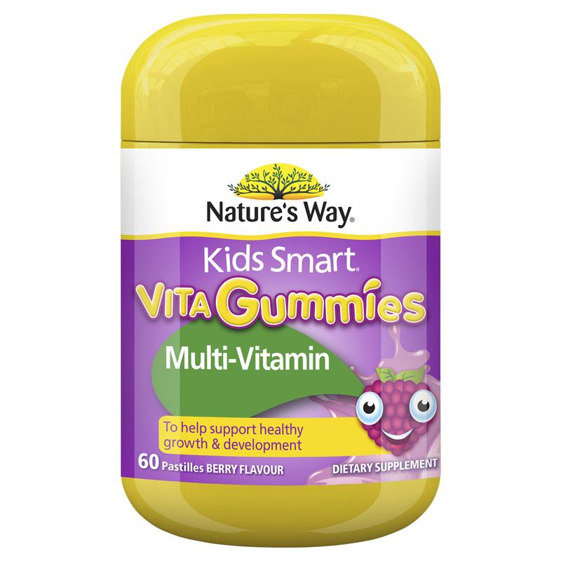 Kẹo dẻo Gummies các loại Nature's Way 60 viên Úc