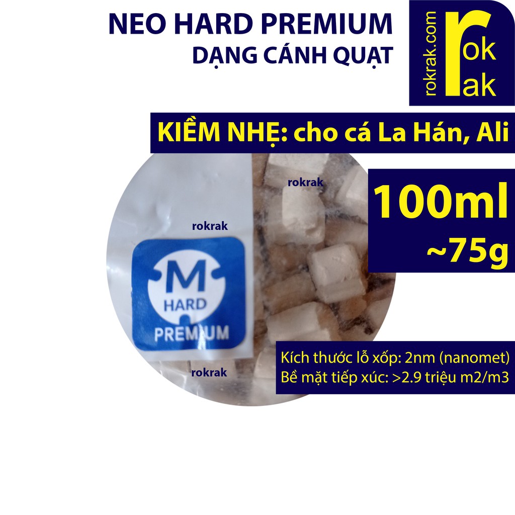 Neo Hard Premium 100ml  dùng cho lọc hồ cá La Hán - Ali