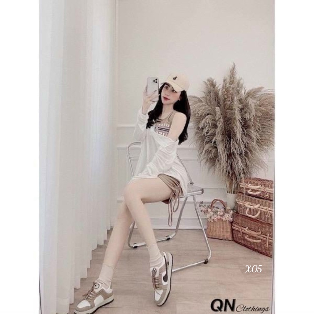 [Set đầm] Đầm bodycon ôm dáng cực đẹp, thiêt kế rút 2 bên độc đáo chất vải thun gân, phối kèm khoác cotton - combo đẹp