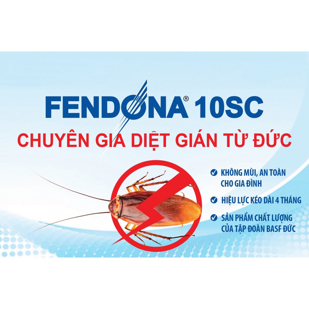 <SIÊU RẺ>  Phòng chống muỗi ! FENDONA 10SC-Basf(Đức)-Sản phẩm chính hãng màu trắng, không mùi, không độc hại-Shop Hạnh