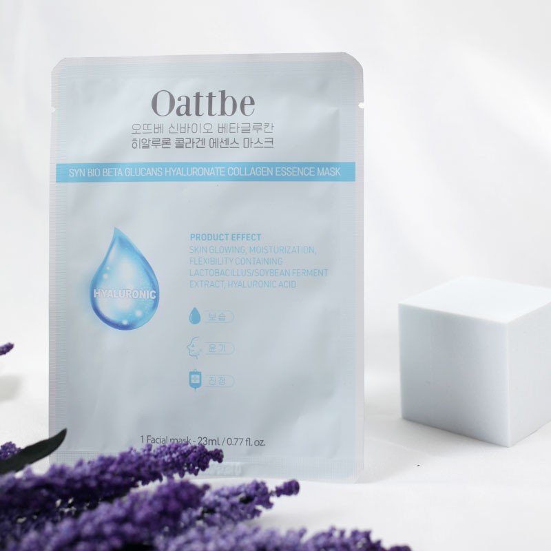 Oattbe Hyaluronate Collagen Essence  Mask-Mặt nạ sáng da, dưỡng ẩm