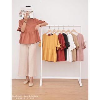 Giá Treo Quần Áo Hàn Quốc Cao Cấp Single Hanger Size M - Màu Trắng / Phụ Kiện Chụp Hình Thời Trang