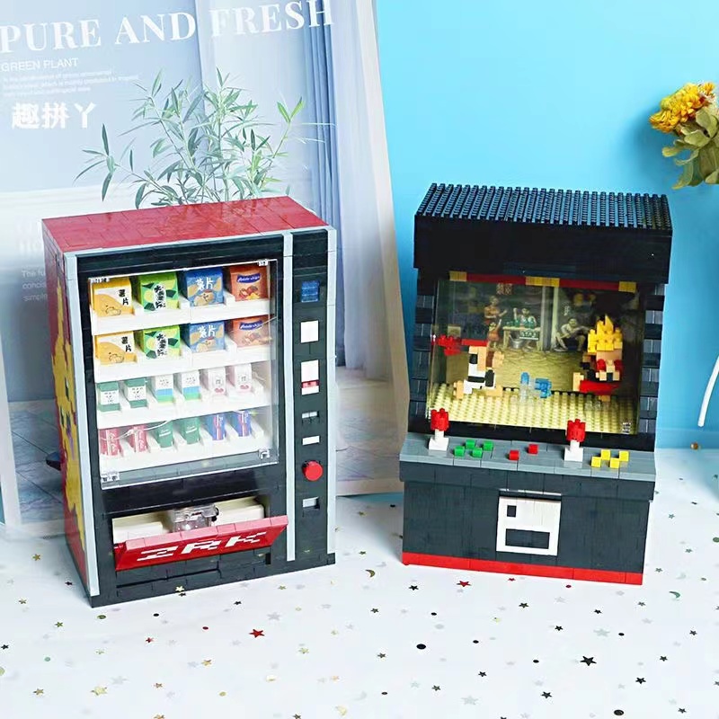 Bộ Đồ Chơi Lắp Ráp Máy Chơi Game Cầm Tay Pikachu Vui Nhộn Cho Bé