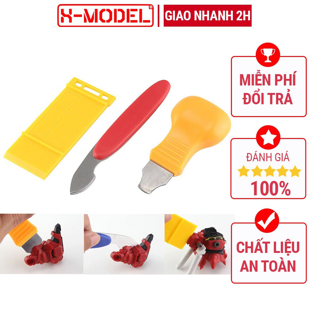 Combo 3 dụng cụ tách part nhựa làm mô hình X-MODEL chuyên dùng tách part khi lắp ráp mô hình đồ chơi Anime Nhật