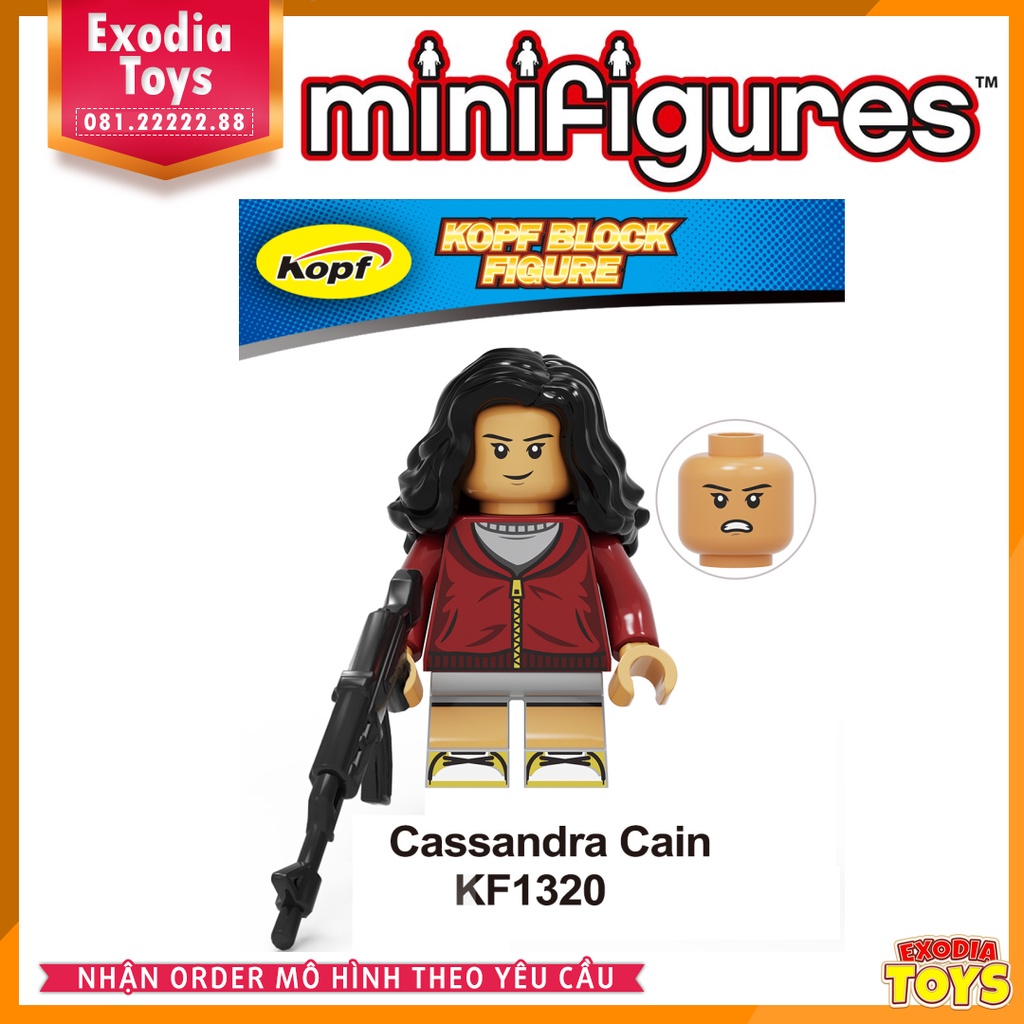 Xếp hình Minifigure DC Comics Birds of Prey: Cuộc lột xác của Harley Quinn - Đồ Chơi Lắp Ghép Sáng Tạo - KF6113