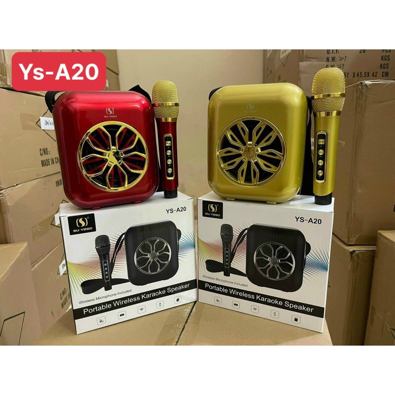 Loa Bluetooth Karaoke,Có Quai Xách,Tặng Kèm Micro Không Dây