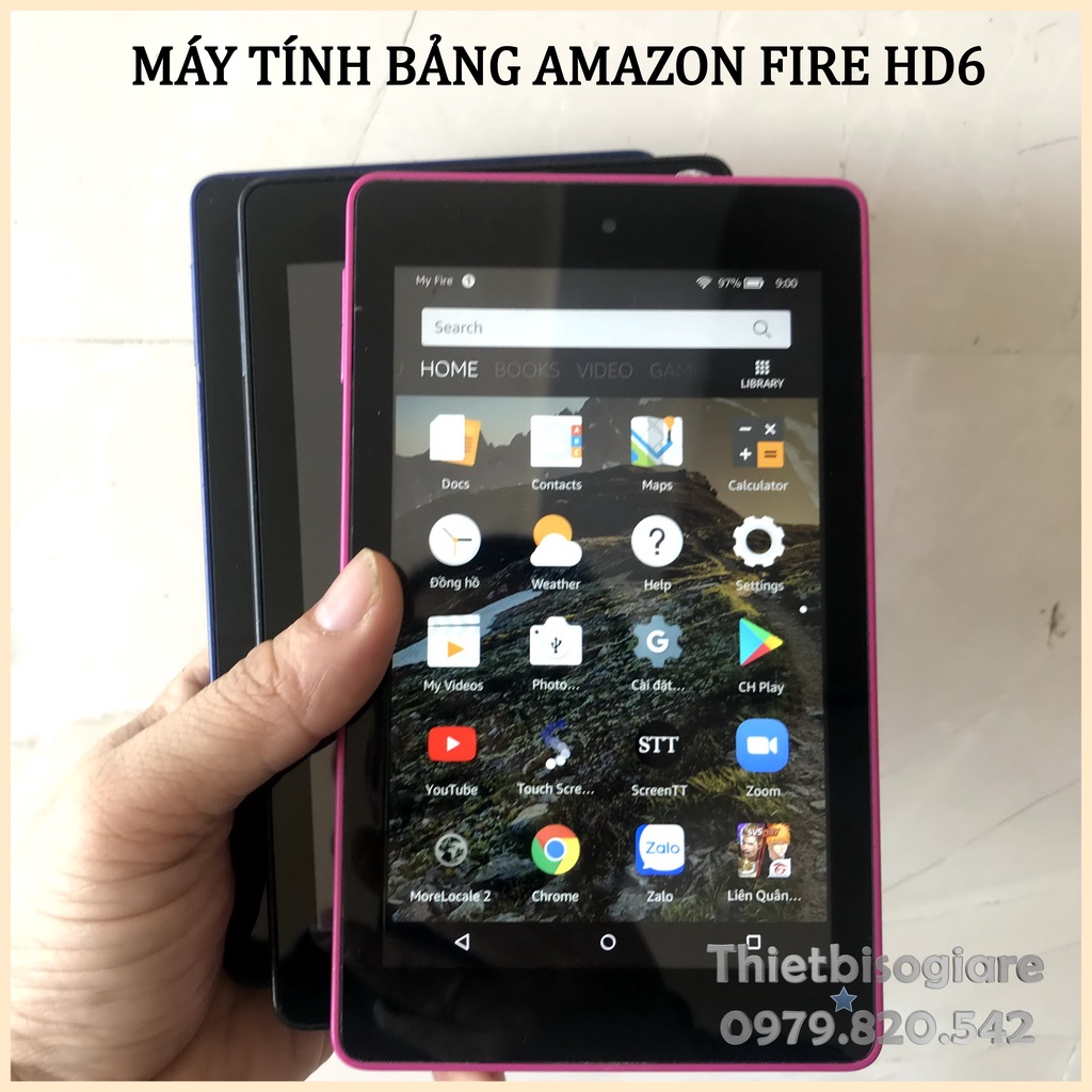Máy tính bảng Amazon Fire HD6 2014 màn 6 inch nhỏ gọn Android 5.1